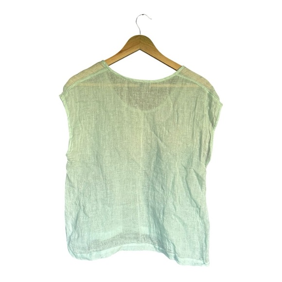 Eileen Fisher Light Green Women's Top Size Small - Picture 2 of 5